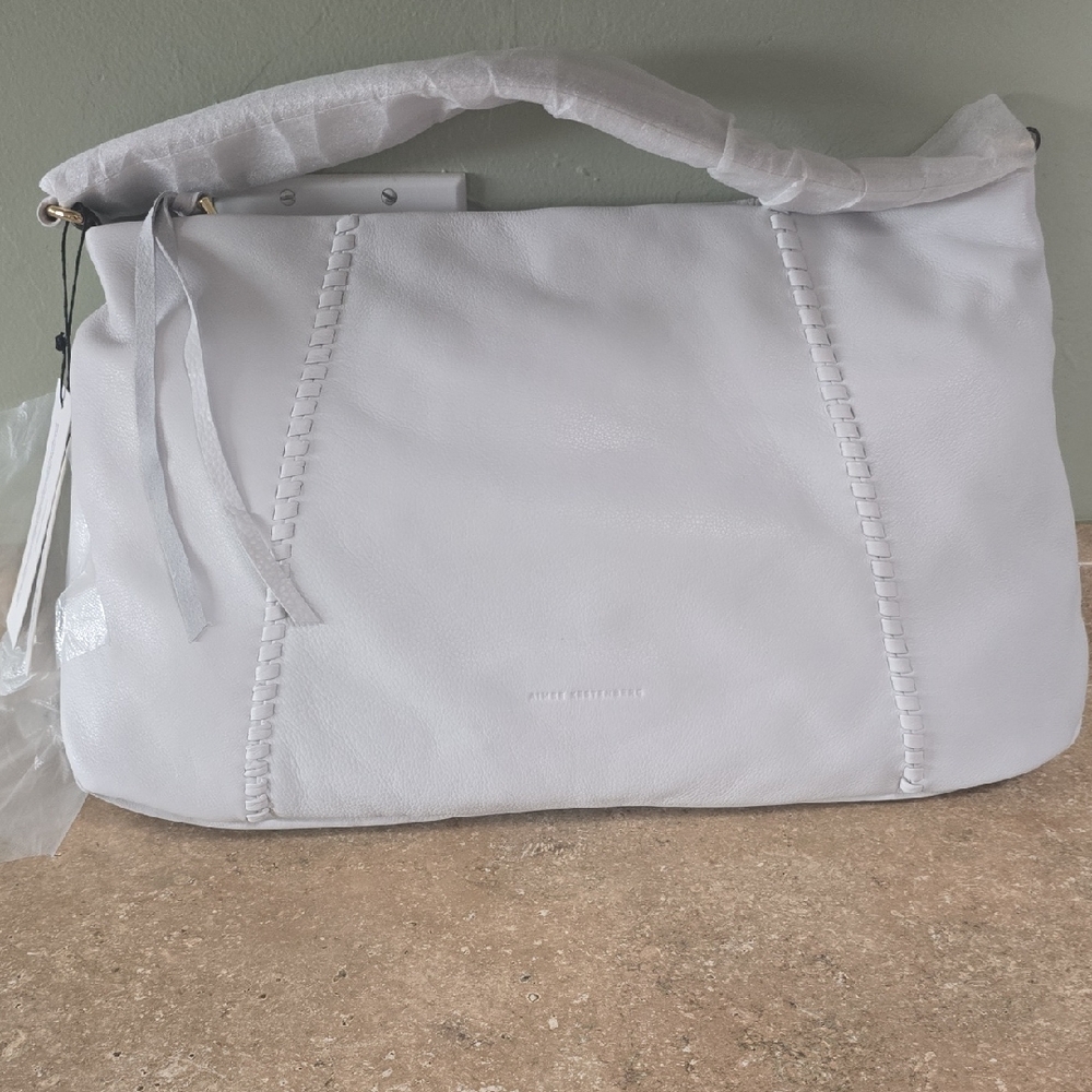 Aimee Kestenberg White Leather Shoulder Bag
